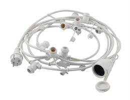 Stringa Elettrificata colore nero IP44 attacco E14