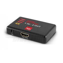 Alpha Elettronica Extender HDMI distributore di Segnale 1X2 con 2 uscite 4KX2K