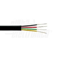 Cavo Telefonico Alpha Elettronica 4 poli piatto colore nero stand. italiano