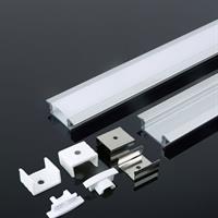 PROFILO ALLUMINIO INCASSO 2MT 24,7X7MM STRI