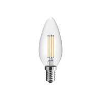 LUXA-E14C-6F LAMPADINA LED FILAMENTO CANDELA