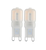 Lampadine a led Alogene in Kit da 2 pezzi Attacco G9 2,5W 4000K