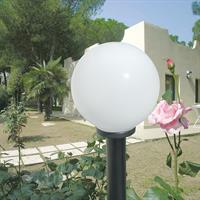 Plafoniera globo Fumè per esterno per l’illuminazione di giardini diametro 25cm IP44 attacco E27