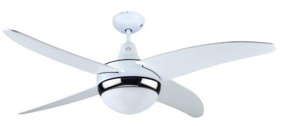 VENTILATORE DA SOFFITTO 4 PALE LUCA+TELECOMANMDO