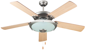 VENTILATORE A SOFFITTO 5 PALE +TELECOMANDO