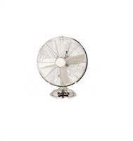 CROMO30-VENTILATORE TAVOLO CM. 30 METALLO
