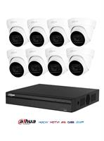 KIT DAHUA 8 TELECAMERE MINIDOME 2MP + XVR 8 CANALI