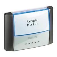 IDROBOX - PULSANTE TARGA IP55 ANTRACITE