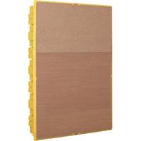 Scatola da incasso per centralini LINEA SPACE 54 moduli DIN su 3 file (con protezione paramalta).