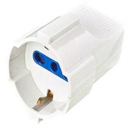 PRESA VOLANTE SCHUKO TRIVALENTE P40 BCO