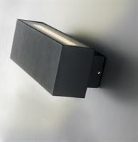 LED-W-AGERA-180 APPLIQUE LED AGERA NERO 2X8