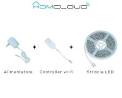 STRISCIA LED RGBW WIFI KIT DIMMERABILE 5M