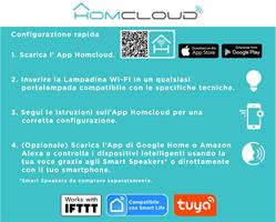 LAMPADINA WIFI BIANCO CALDO DIMMERABILE 7W CCT E27