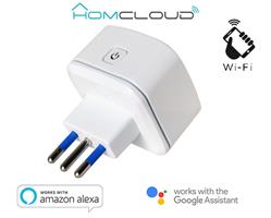 Presa Wi-Fi intelligente ITALIANA 10A comandabile da Smartphone e Vocalmente Spina 3 poli 10A Presa 10A