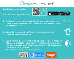 Presa Wi-Fi intelligente ITALIANA 10A comandabile da Smartphone e Vocalmente Spina 3 poli 10A Presa 10A