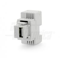 CARICATORE KEYSTONE USB 5V 3A COLORE BIANCO