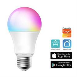 Lampadina attacco E27 10W smart e wifi colore luce RGB 3WHITE dimmerabile