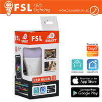 Lampadina attacco E27 10W smart e wifi colore luce RGB 3WHITE dimmerabile