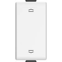 Bticino Matix pulsante doppio interbloccato, 1 modulo colore bianco
