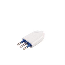 SPINA 2POLI+T 10A 250V COLORE BIANCO