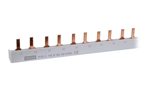 Barre di Collegamento per dispositivi modulari Numero di poli 2 Numero moduli DIN 56 da 63A 400 V