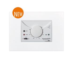 Termostato Tecno Switch TE2215BG Elettronico Universale Per Qaulsiasi Serie Civile da Incasso Modello Raffaello Mostrine Bianco e Nere già Incluse Nella Confezione