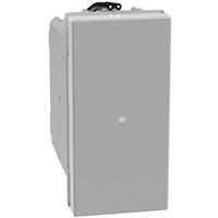Invertitore assiale Bticino MatixGO JG4054LB 1P 10AX 1 modulo grigio con Led