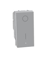 Interruttore Bticino Matix Go JG4012 a chiave 2 Poli 1 modulo 10A colore grigio