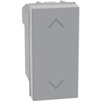 Pulsante doppio Bticino Matix Go JG4037N 1P (NO) + 1P (NO) 10 A 250V interbloccato colore grigio