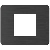 Placche Matix Go JA4802EN 2 moduli colore nichel nero