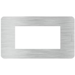 Placche Matix Go JA4804EA 4 moduli colore alluminio