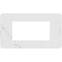 Placche Matix Go JA4804EM 4 moduli colore effetto marmo carrara