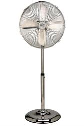 Ventilatore a piantana in acciaio cromato DCG VE1675 pale dm. 50cm