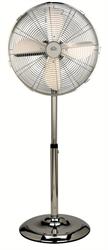 Ventilatore a piantana in acciaio cromato DCG VE9090 pale dm. 40cm