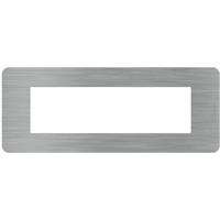 Placche Matix Go JA4807ES 7 moduli colore acciaio