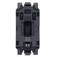 Invertitore Vimar Linea 30012 1 modulo 10A allineato colore nero