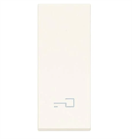 Tasto con simbolo chiave Vimar Linea 31000.PB allineato e illuminabile 1 modulo colore bianco