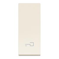 Tasto con simbolo chiave Vimar Linea 31000.PC allineato e illuminabile 1 modulo colore canapa