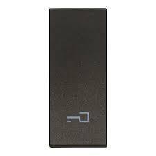 Tasto con simbolo chiave Vimar Linea 31000.PG allineato e illuminabile 1 modulo colore nero
