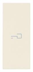 Tasto con simbolo chiave illuminabile Vimar Linea 31000A.PC assiale 1 modulo colore canapa