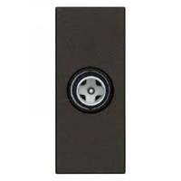 Presa coassiale diretta TV-RD-SAT Vimar Linea 30300.01G 24V 1 modulo colore nero