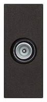 Presa coassiale passante TV-RD-SAT Vimar Linea 30300.10G 24V 1 modulo colore nero