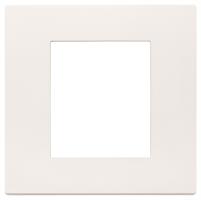 Placca Vimar Linea 30642.00 2 moduli colore bianco tecnopolimero