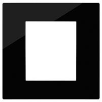 Placca Vimar Linea 30642.42 2 moduli colore nero reflex