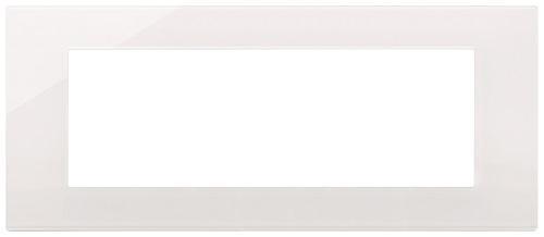 Placca Vimar Linea 30657.40 7 moduli colore bianco reflex