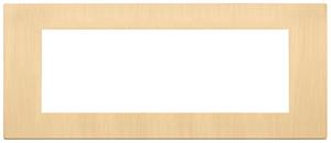 Placca Vimar Linea 30657.70 7 moduli colore oro spazzolato