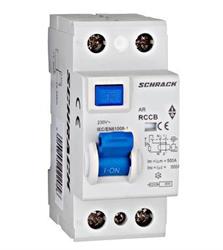 Interruttore differenziale puro AR602203 Schrack 2 poli 25A 0,03A 2 moduli Classe AC