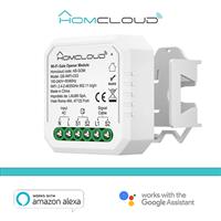 AS-GOM HOMCLOUD Modulo Cancelli/Garage ed Elettroserrature Wi-Fi 1CH incasso