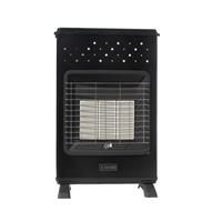 Stufa a Metano Bartolini Modello Infrarossi Laura Colore Nero, potenze da 1400W-2800W-4200W
