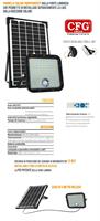 Proiettore solare CFG linea LUMINA PARK 30W 4000K IP65 5000LM cin telecomando e sensore di movimento PIR